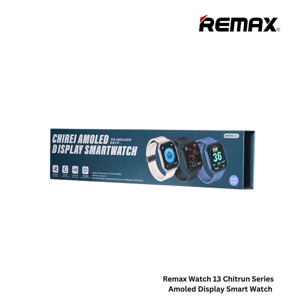 REMAX Watch 13 Chirei Series Amoled Display Smart Watch